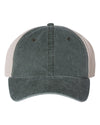 Sportsman Pigment-Dyed Trucker Cap, Adjustable, Texas Orange/Stone