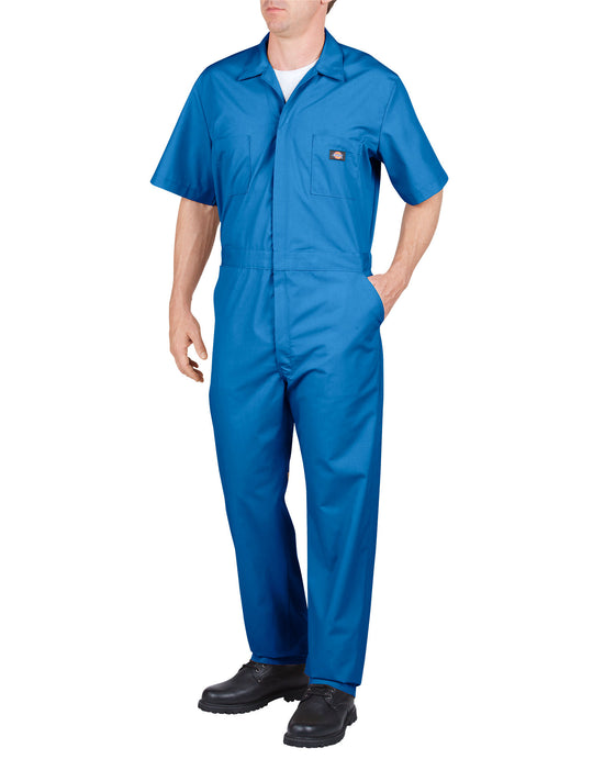 Dickies Mens Short Sleeve Poplin Coveralls
