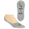 Hot Sox Mens Kind of a Big Dill Liner Socks