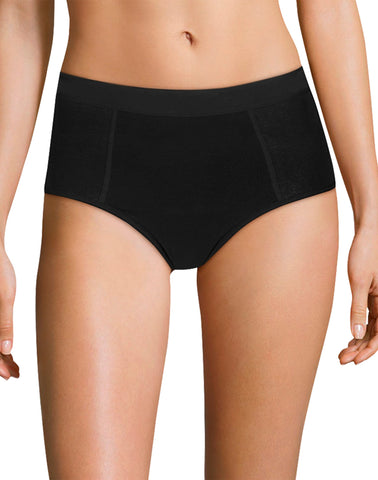 Hanes Womens Fresh and Dry Leak Guard Modern Brief 3-Pack