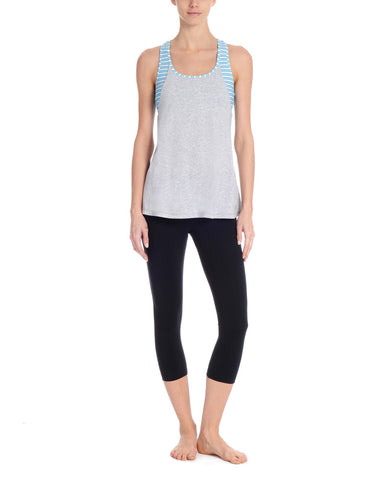 Danskin Women`s Active Two-fer Tank Top