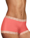 Maidenform Women`s Microfiber and Lace Boyshort