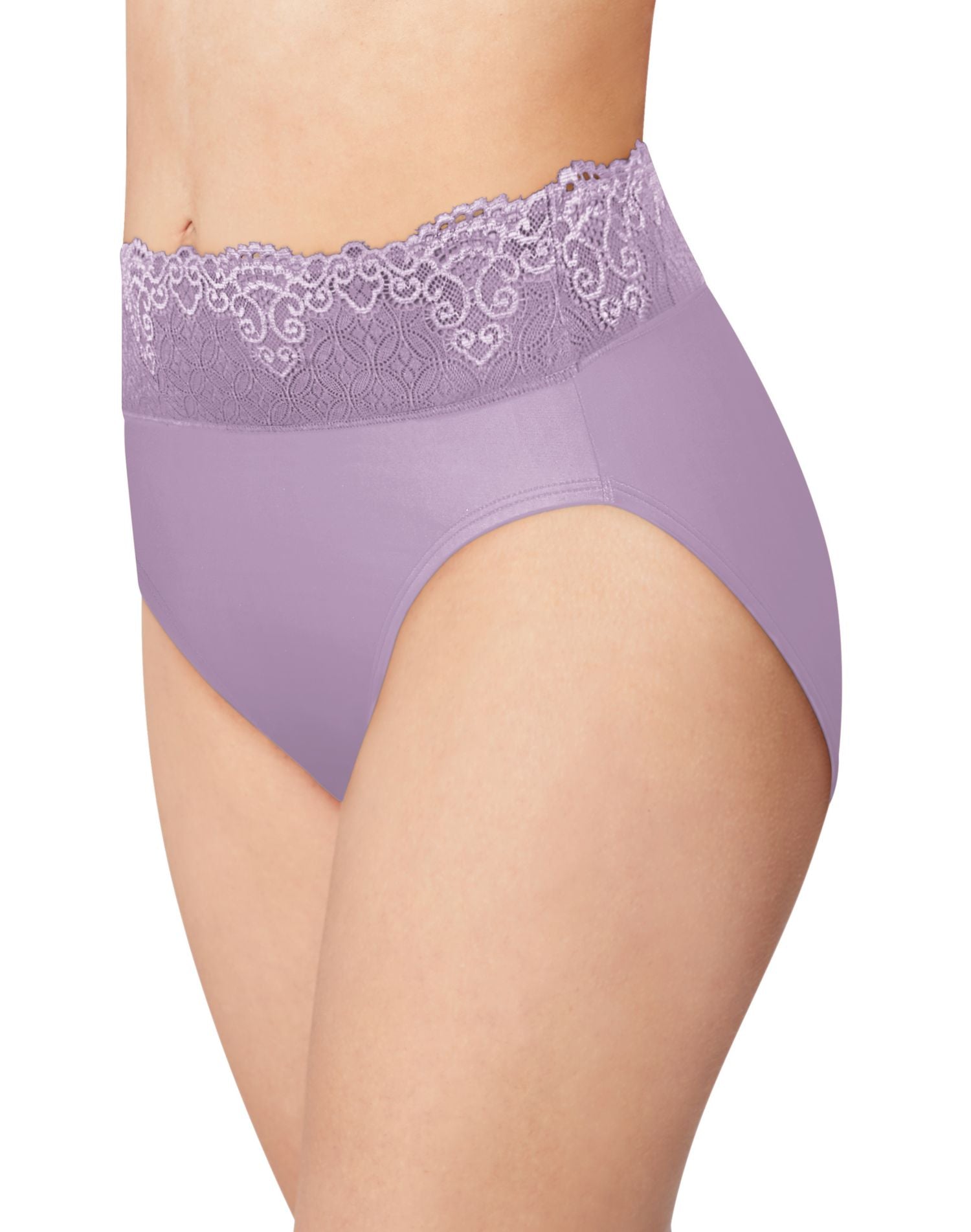 Bali Passion for Comfort Hi-Cut Panty Soft Taupe 9 Women's