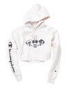 Champion Life Womens Reverse Weave Cropped Cut Off Pullover Hoodie