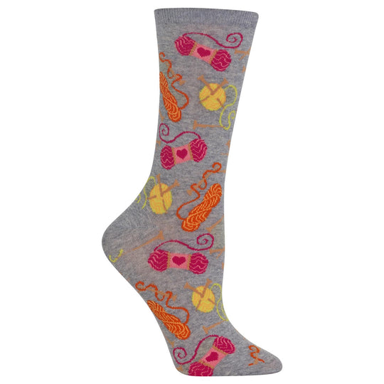 Hot Sox Womens Yarn and Knitting Needles Socks