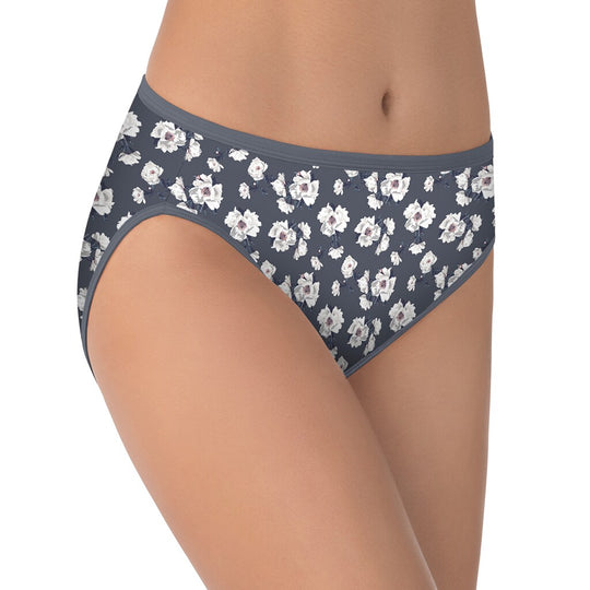 Vanity Fair Body Shine Illumination Women`s Hi Cut Panty