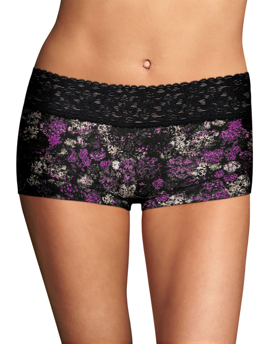 Maidenform Women`s Cotton Dream Boyshort with Lace
