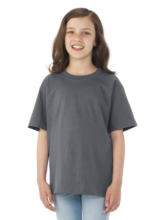 Jerzees Youth HiDENSI-T Short Sleeve Crew T-Shirt