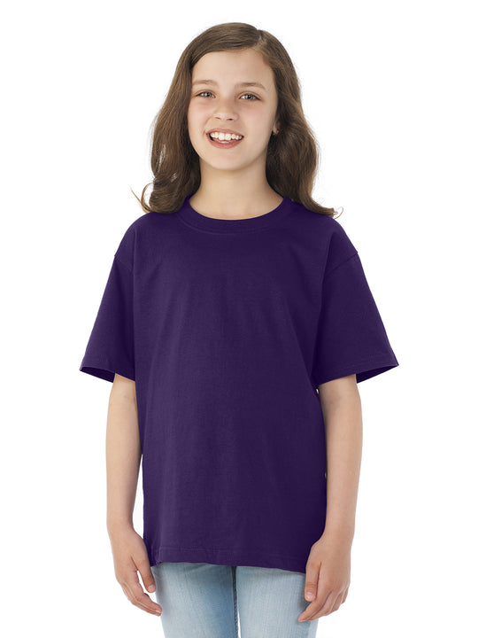 Jerzees Youth HiDENSI-T Short Sleeve Crew T-Shirt