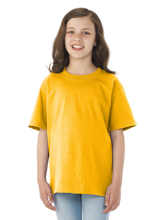 Jerzees Youth HiDENSI-T Short Sleeve Crew T-Shirt