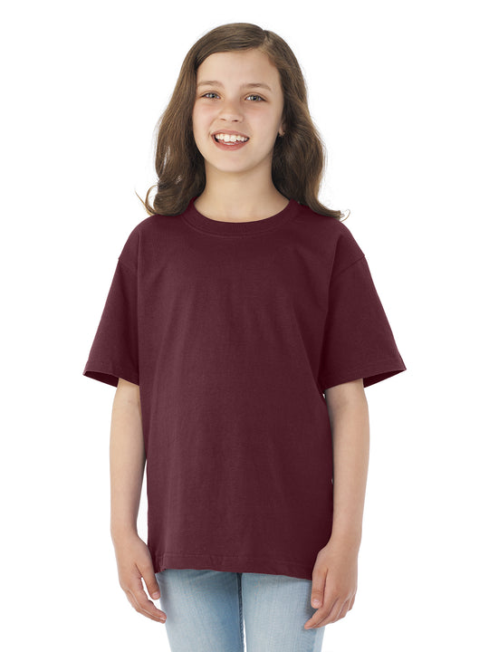 Jerzees Youth HiDENSI-T Short Sleeve Crew T-Shirt