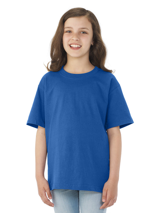 Jerzees Youth HiDENSI-T Short Sleeve Crew T-Shirt