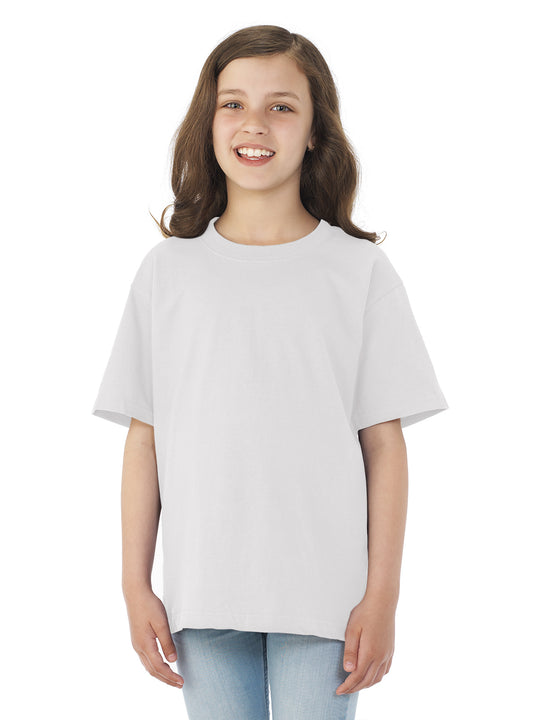 Jerzees Youth HiDENSI-T Short Sleeve Crew T-Shirt