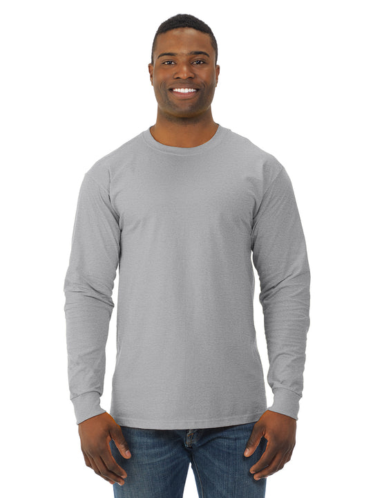 Jerzees Adult HiDENSI-T Long Sleeve Crew T-Shirt