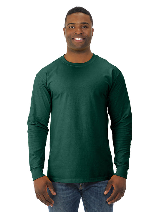 Jerzees Adult HiDENSI-T Long Sleeve Crew T-Shirt