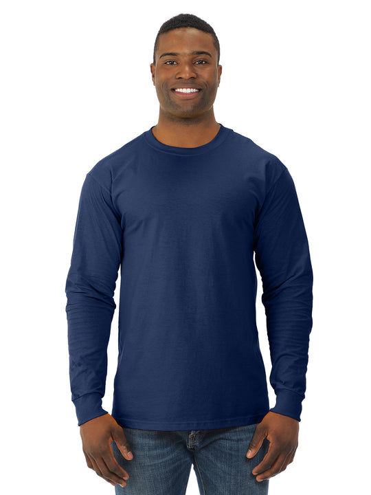 Jerzees Adult HiDENSI-T Long Sleeve Crew T-Shirt