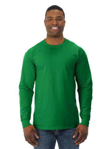Jerzees Adult HiDENSI-T Long Sleeve Crew T-Shirt