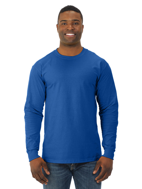 Jerzees Adult HiDENSI-T Long Sleeve Crew T-Shirt