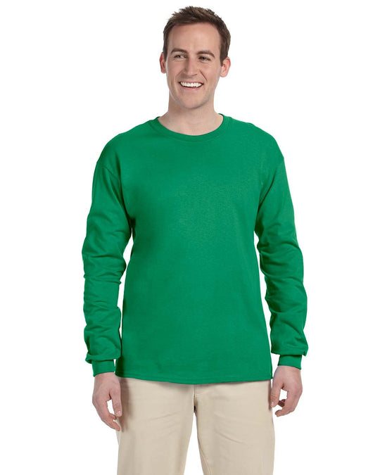 Jerzees Adult HiDENSI-T Long Sleeve Crew T-Shirt