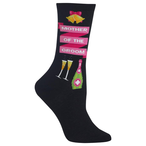 Hot Sox Womens Mother of the Groom Crew Socks