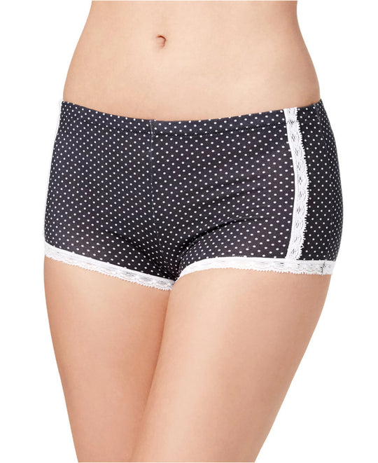 Maidenform Women`s One Fab Fit Cotton Boyshort with Lace