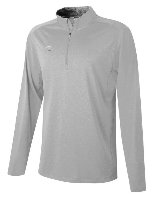 Champion Mens Quarter Zip Pullover, 2XL, Athletic Royal Heather