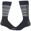 Hot Sox Mens Barcode Crew Socks