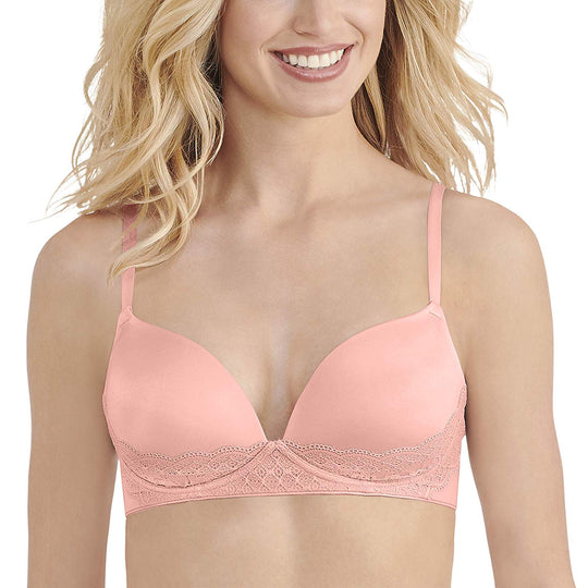 Lily of France Womens Your Perfect Lift Graduated Wirefree Bra