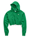 Champion Life Womens Reverse Weave Cropped Cut Off Pullover Hoodie