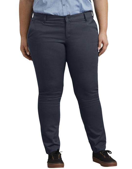 Dickies Womens Plus Stretch Twill Pants