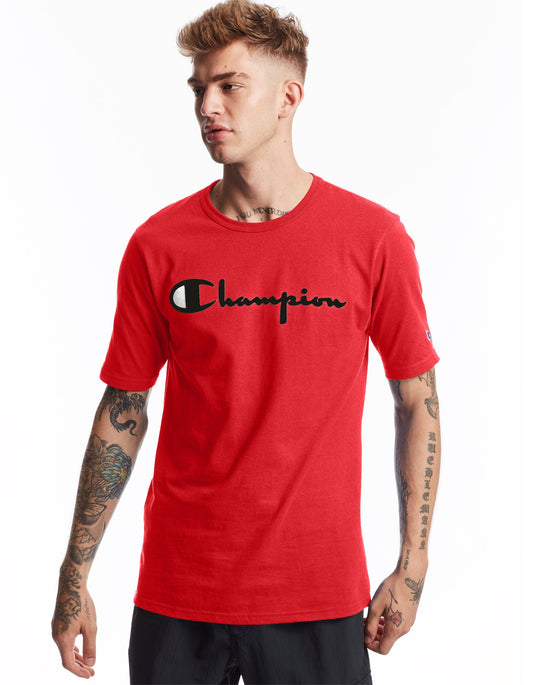 Champion Life Mens Short-Sleeve Tee, 2XL, C Gold