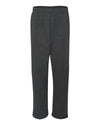 Gildan Mens Heavy Blend Open Bottom Sweatpants, S, Dark Heather