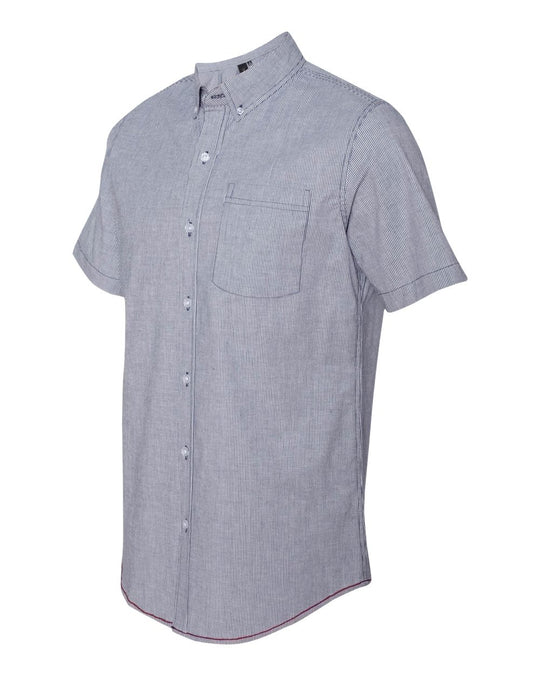 Burnside Stretch-Stripe Short Sleeve Shirt