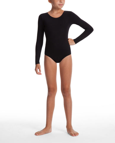 Danskin Girl's Team Cheer Long Sleeve Leotard