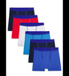 Fruit Of The Loom Toddler Boys Cotton Stretch Boxer Briefs 6 Pack, 4T/5T