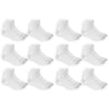 Fruit Of The Loom Mens Dual Defense Ankle Socks 12 Pair