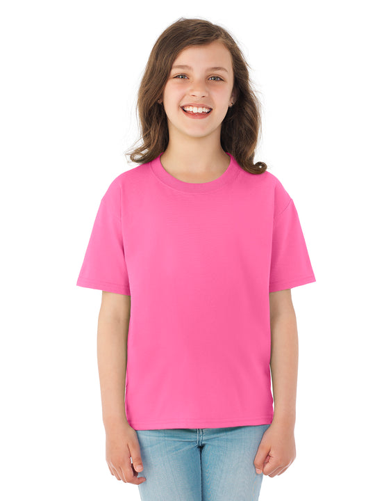 Fruit Of The Loom Youth HD Cotton Short Sleeve Crew T-Shirt