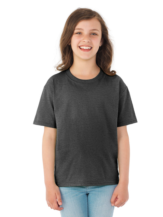 Fruit Of The Loom Youth HD Cotton Short Sleeve Crew T-Shirt