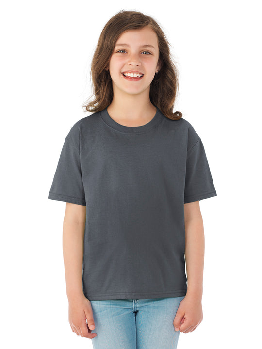 Fruit Of The Loom Youth HD Cotton Short Sleeve Crew T-Shirt