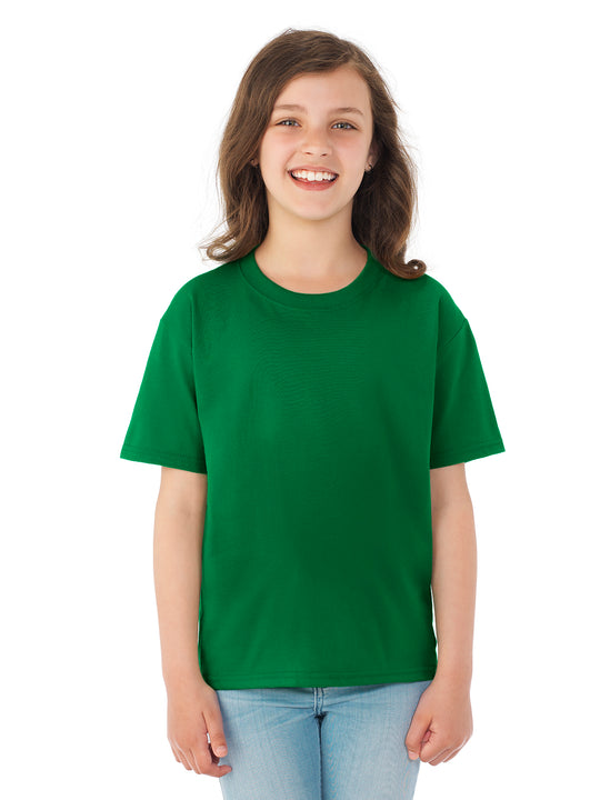 Fruit Of The Loom Youth HD Cotton Short Sleeve Crew T-Shirt