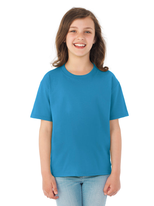 Fruit Of The Loom Youth HD Cotton Short Sleeve Crew T-Shirt