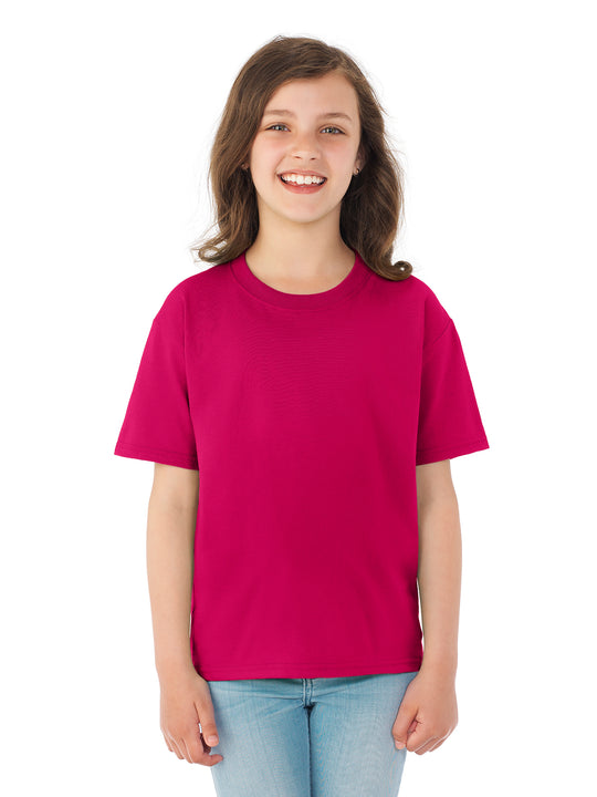 Fruit Of The Loom Youth HD Cotton Short Sleeve Crew T-Shirt