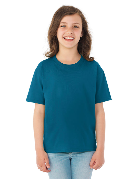 Fruit Of The Loom Youth HD Cotton Short Sleeve Crew T-Shirt
