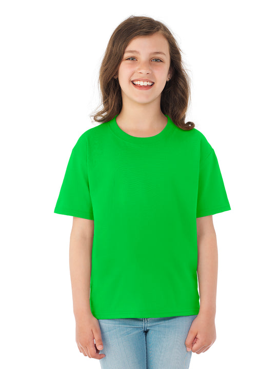 Fruit Of The Loom Youth HD Cotton Short Sleeve Crew T-Shirt