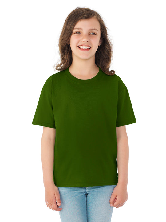 Fruit Of The Loom Youth HD Cotton Short Sleeve Crew T-Shirt