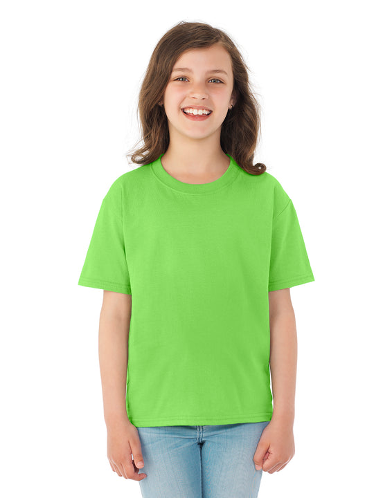 Fruit Of The Loom Youth HD Cotton Short Sleeve Crew T-Shirt
