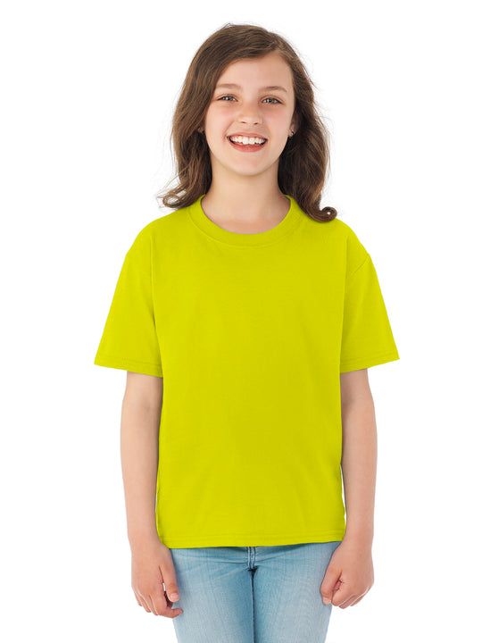 Fruit Of The Loom Youth HD Cotton Short Sleeve Crew T-Shirt