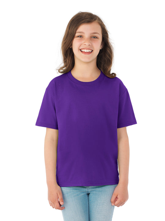 Fruit Of The Loom Youth HD Cotton Short Sleeve Crew T-Shirt