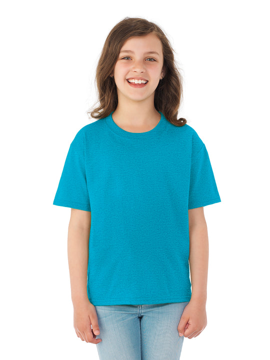 Fruit Of The Loom Youth HD Cotton Short Sleeve Crew T-Shirt