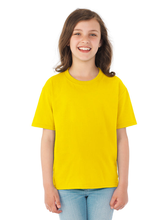 Fruit Of The Loom Youth HD Cotton Short Sleeve Crew T-Shirt